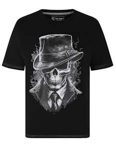 KAM Skull T-Shirt Schwarz